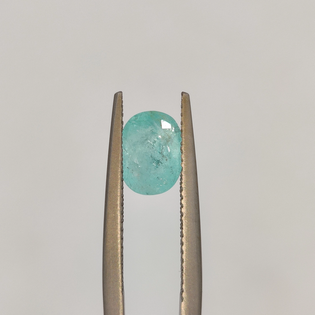 Турмалин параиба огранки Овал 1.93ct, Нигерия 1
